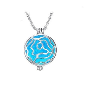Rose Glow Pendant Necklace