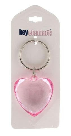 Pink Heart Keychain