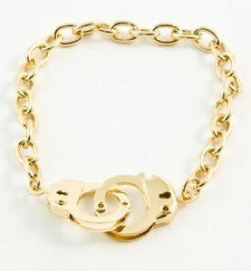 Golden Handcuff Bracelet