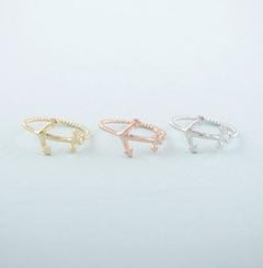 Anchor Ring in Gold or Silver