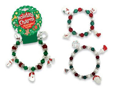 Children's Holiday Stretch Charm bracelet