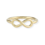 Infinity Ring in Gold Overlay