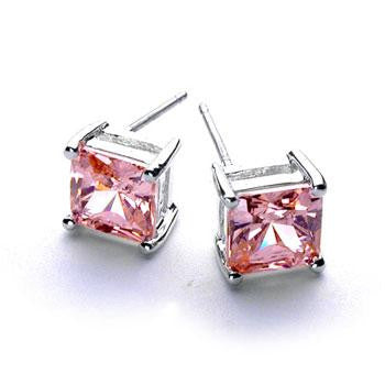 .925 Princess Ice Earring