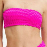 GOOD AMERICAN NWT - Bikini Top in Hawaiian pink. Size 2.