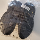 NET PRETTY LITTLE THING - Black Cut Out Rubber Ribbed Sole Slides