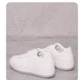 NWT PRETTY LITTLE THING - White Contrast Sole Chunky Platform Sneakers