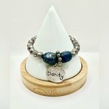 Chico's Stretch Bracelet with Floral Charm