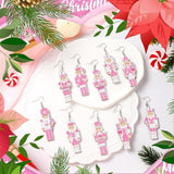 Pink Nutcracker Earrings