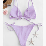 Lavender Zaful String Bikini - XL