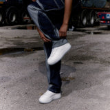 NWT PRETTY LITTLE THING - White Contrast Sole Chunky Platform Sneakers