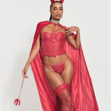 Pretty Little Thing - Red Velvet Cape