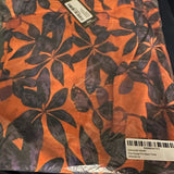 NWT PRETTY LITTLE THING Orange and Blue Abstract Beach Flaires