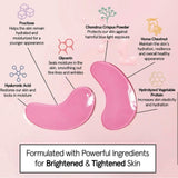 Grace & Stella Pink & Gold Eye Mask Set