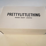 NWT PRETTY LITTLE THING - White Contrast Sole Chunky Platform Sneakers
