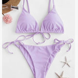 Lavender Zaful String Bikini - XL