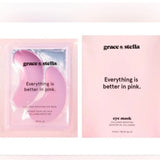 Grace & Stella Pink & Gold Eye Mask Set