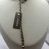 Chico's Tiger’s Eye Layered Necklace with Natural Beads
