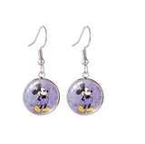 Mickey Mouse cabochon earrings