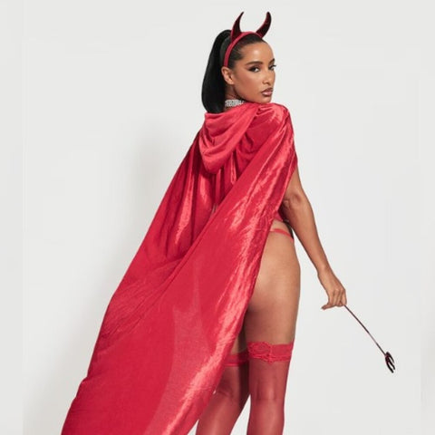 Pretty Little Thing - Red Velvet Cape