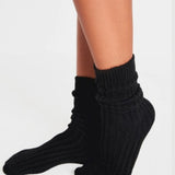 NWT Pretty Little Thing Chocolate Slouchy Ribbed Socks