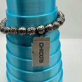 Chico's Stretch Bracelet with Floral Charm