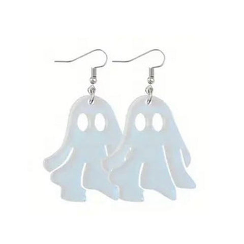 Ghost Iridescent Shaped Earrings