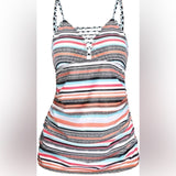 NWT Striped Tankini Set - Large