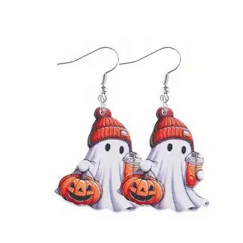 Halloween Ghost Trick or Treat Earrings