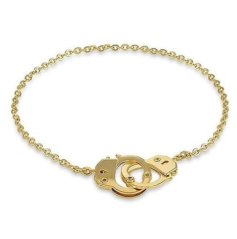 Golden Handcuff Anklet