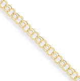 24K GP Gold Double Link Chain Bracelet