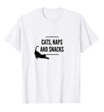 Cats, Naps & Snacks T-Shirt
