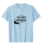 Cats, Naps & Snacks T-Shirt