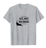 Cats, Naps & Snacks T-Shirt