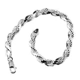 925 Silver Rope Bracelet