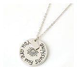You Are My Sunshine Charm Necklaces