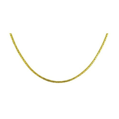 18K Gold Overlay Forzentina Chain Bracelet