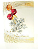 Snowflake Crystal Brooch