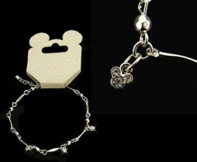 Austrian Crystal Mickey Mouse Anklet