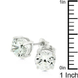 925 Sterling 6.25 mm Stud Earrings