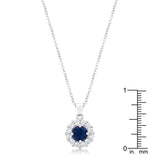 Bella Bridal Princess Pendant in Blue