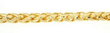 18" Braided Chain Necklace in 14k Gold Overlay