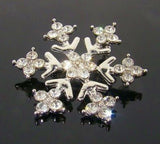 Snowflake Crystal Brooch