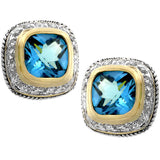 Royal Topaz Stud Earrings