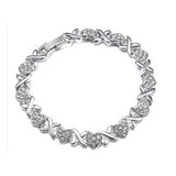 Hugs & Kisses Bracelet in Swarovski Crystal Elements