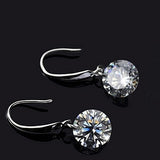 .925 Swarovski Crystal Drill Earrings