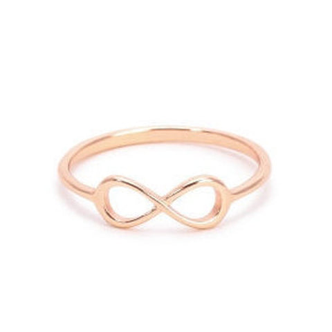 Rose Gold Infinity Ring