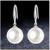 .925 Silver Swarovski Pearl Earrings