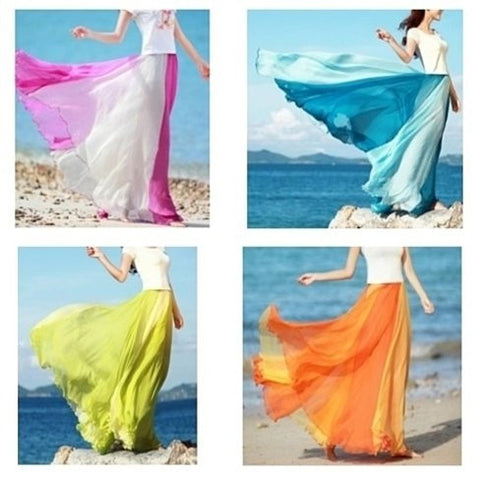 Flowing Chiffon Skirt