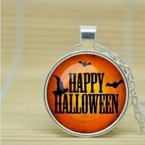 Halloween Cabochon Necklace