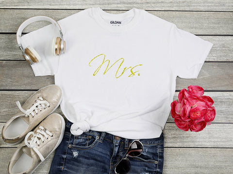 "Mrs" Golden Insignia Shirt